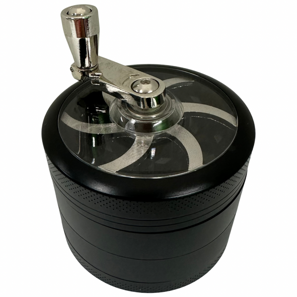 4 Piece Grinders With Turn Handle