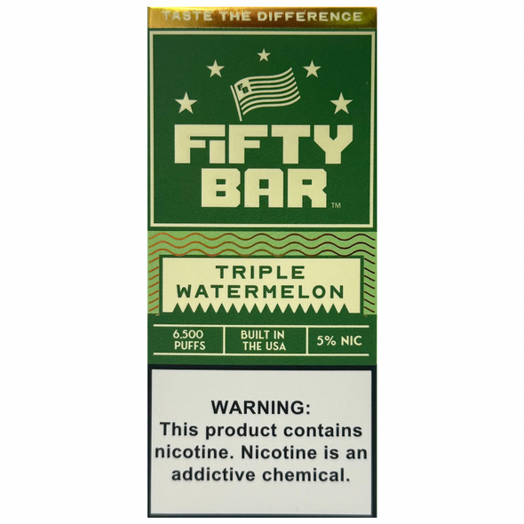 Fifty Bar 6500 Puff Nicotine Disposables